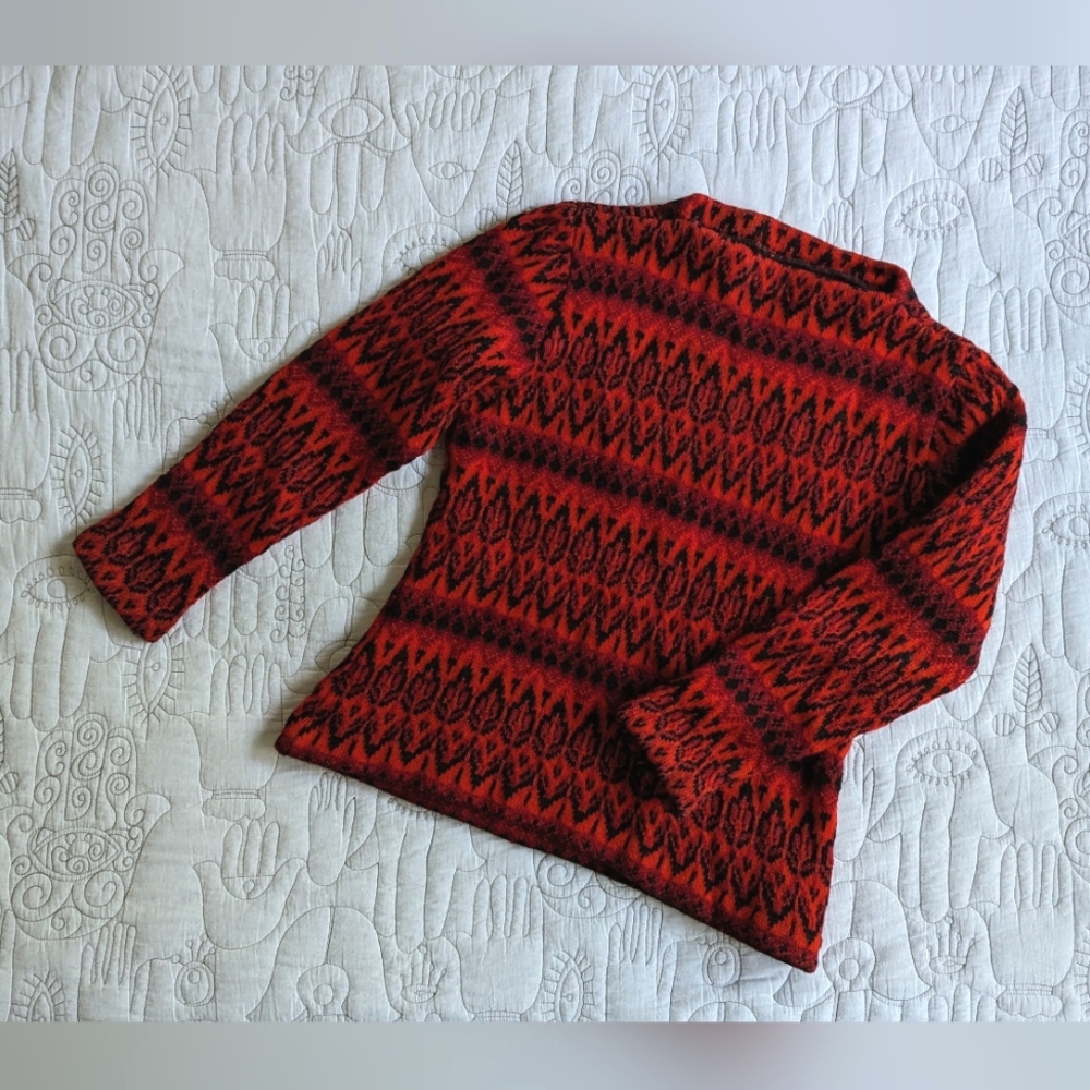 Vintage Hans Heitsch 100% Icelandic Wool Sweater